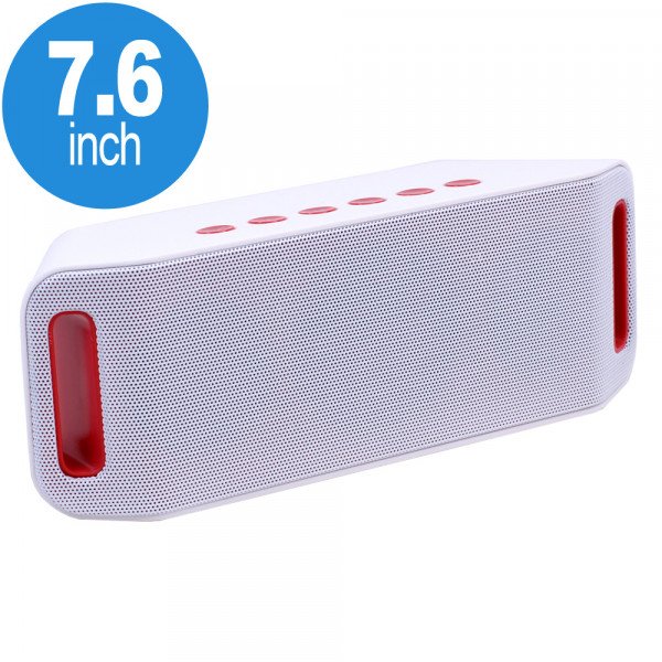 Wholesale MegaBass Portable Bluetooth Wireless Speaker S204 (White)